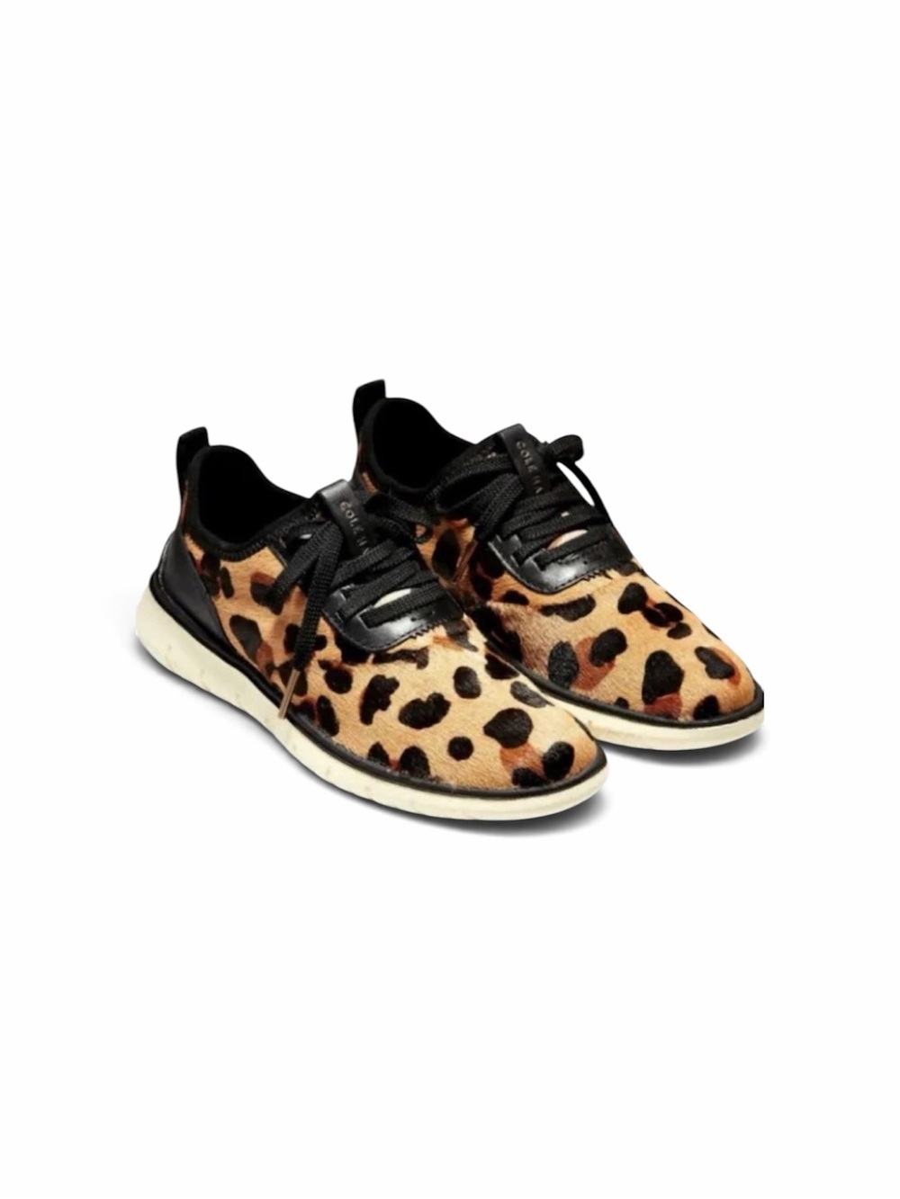 Cole Haan Women's Zerogrand calf hair leopard print shoes